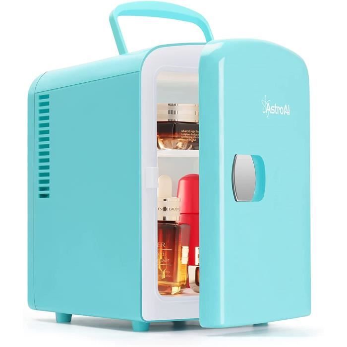 voiture dortoir White bureau Kacsoo Mini Frigo de Chambre 12L Mini Frigo Cosmétique Portable 110V-240V Mini Réfrigérateur Silencieux 62 W cosmétique réfrigérateur pour chambre à coucher 