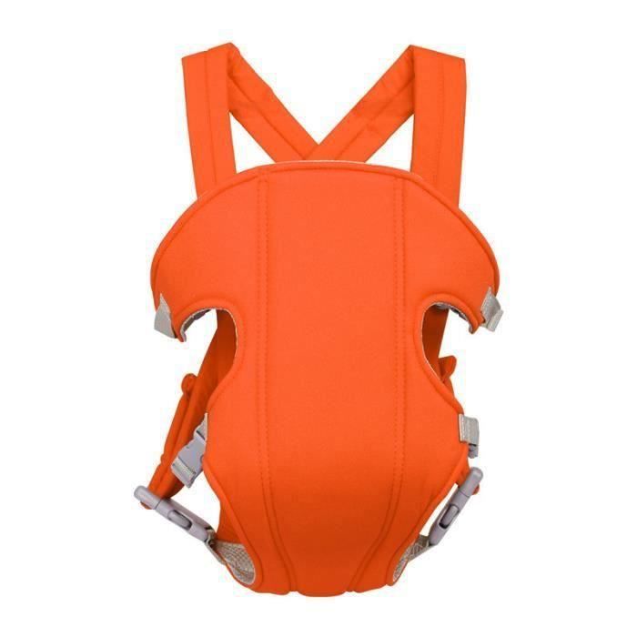 Porte bébé 0-12 mois mode Quatre saisons orange Multifonction Simplicité Confort et sécurité Économie du travail Porte bébé