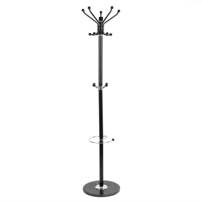 Porte-Manteau en métal design sur pied support manteau - 170cm