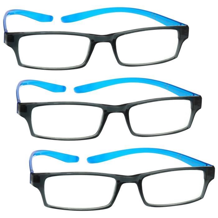 Cou Specs Lunettes de Lecture Pack 3 Dioptrie +...