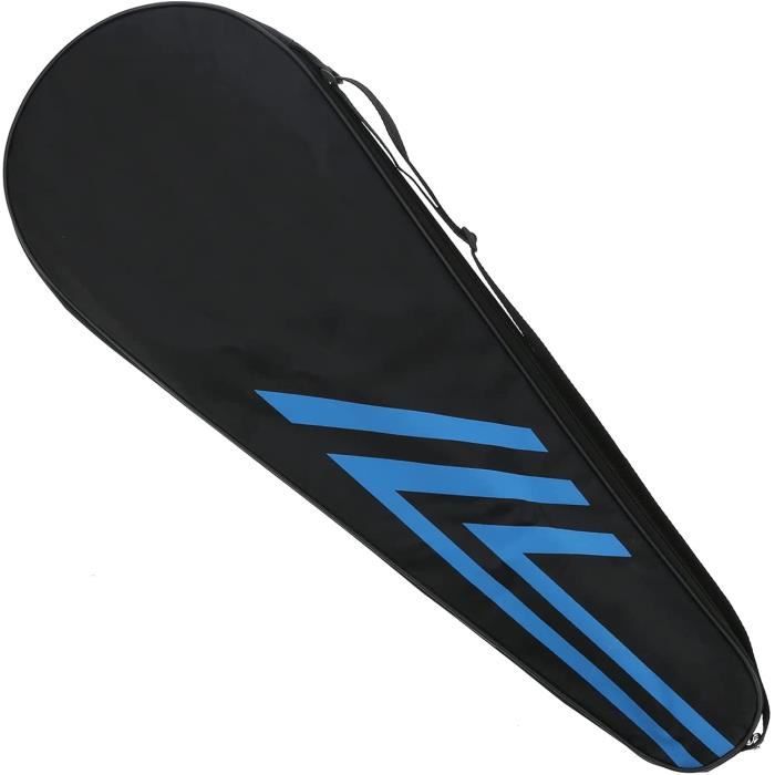 Raquettes de Badminton pour Adultes, Doubles Raquettes en Fibre de Carbone réutilisables-durables avec Sac attaché pour l'entraîneme