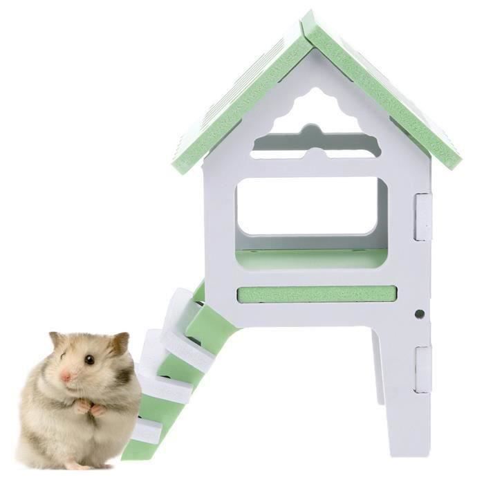 Petite maison de divertissement jouet souris animal couleur hamster échelle sport jouet en bois 2 My53178 Ma42003
