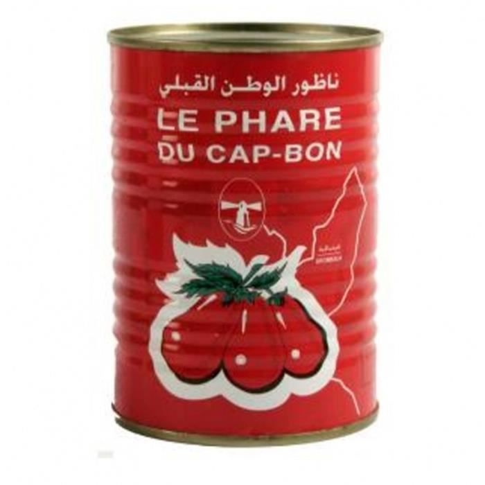 Double concentré de tomate - Le Phare du Cap Bon - conserve 400g (1/2)