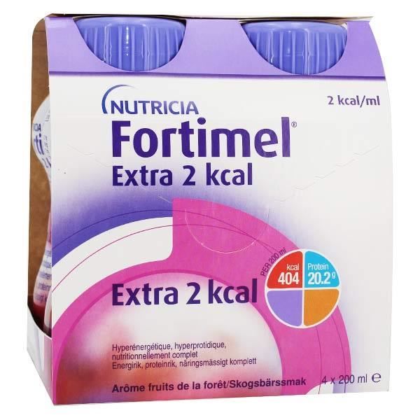 Nutricia Fortimel Extra 2kcal Fruits de la Forêt 4 x 200ml