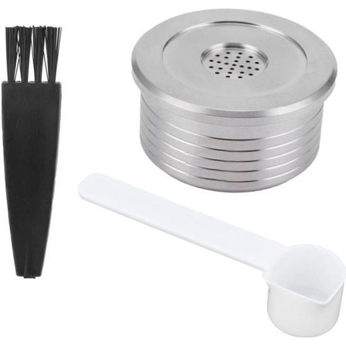 Atyhao filtre à café Capsule de café réutilisable avec brosse cuillère adaptée pour machine à café DELTA Q NDIQ7323