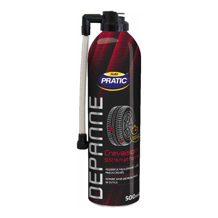 AUTO PRATIC Dépanne crevaison 500ml - Pour pneu de 215 à 255
