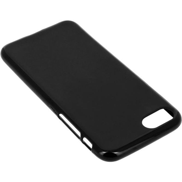 Coque Souple Silicone Gel Noir iPhone 7 et iPhone 8