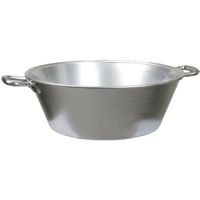 Bassine à gras - D : 45 cm - aluminium