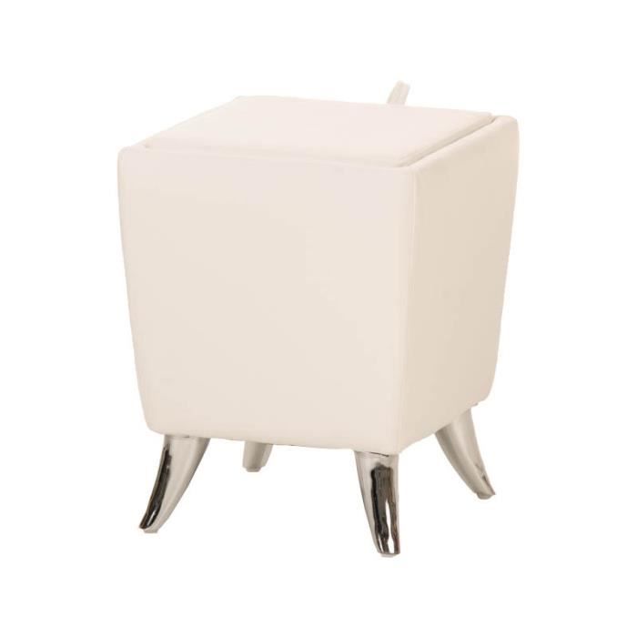 CLP Tabouret de design ROXY, assise très élégante avec coffre de rangement et coussins, hauteur de l’assise 45 cm, 12 couleurs au...