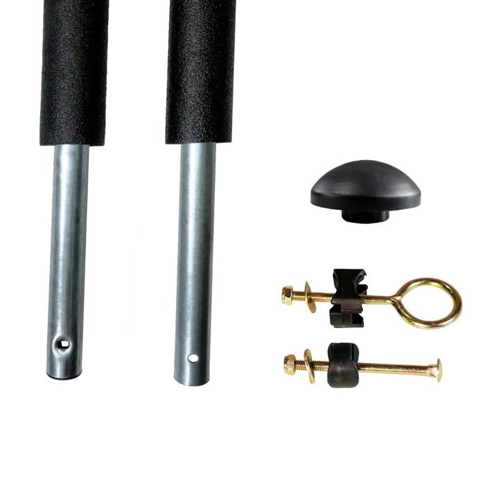 Un poteau de filet de sécurité Ø25mm pour trampolines Ralli - Kangui
