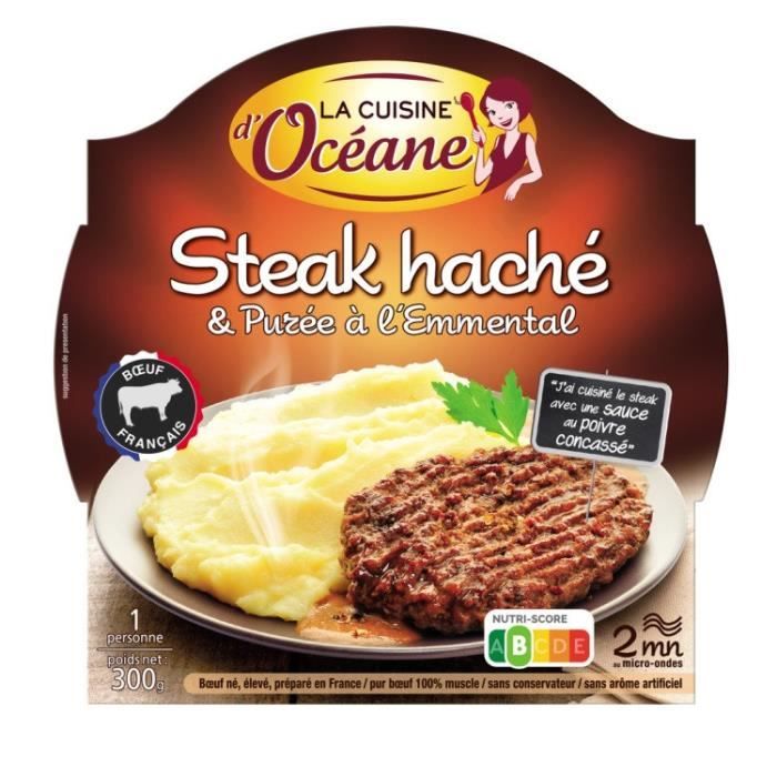 Steak hâché purée 300 g La Cuisine D'Océane