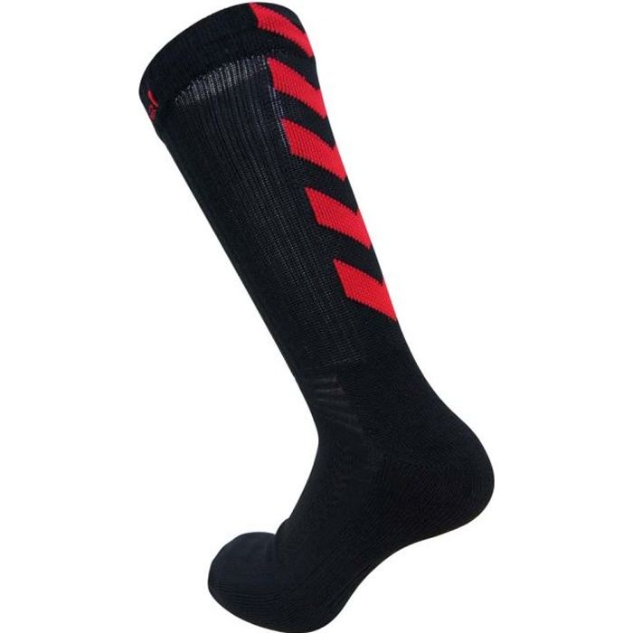 HUMMEL Chaussettes de Handball Authentic Indoor - Homme - Noir et Rouge