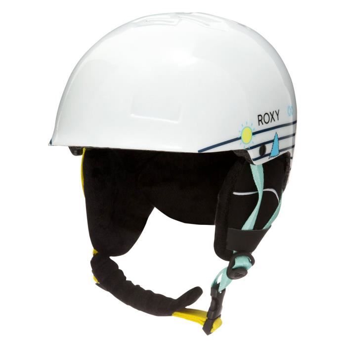 ROXY Happyland Casque Ski Fille - Taille 54 - BLANC