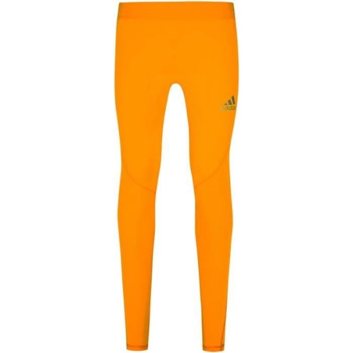 Collant orange homme Adidas Alphaskin