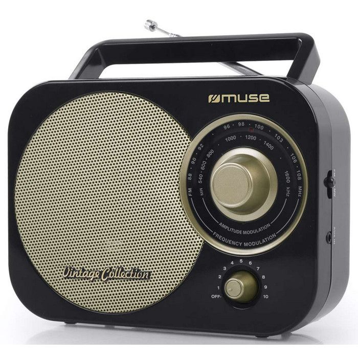 NEW ONE Radio FM/MW M055RB - Analogique - Piles ou secteur - Prise auxilaire