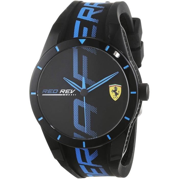 Scuderia Ferrari Hommes Analogique Quartz Montres bracelet avec bracelet en Silicone - 830616 4829