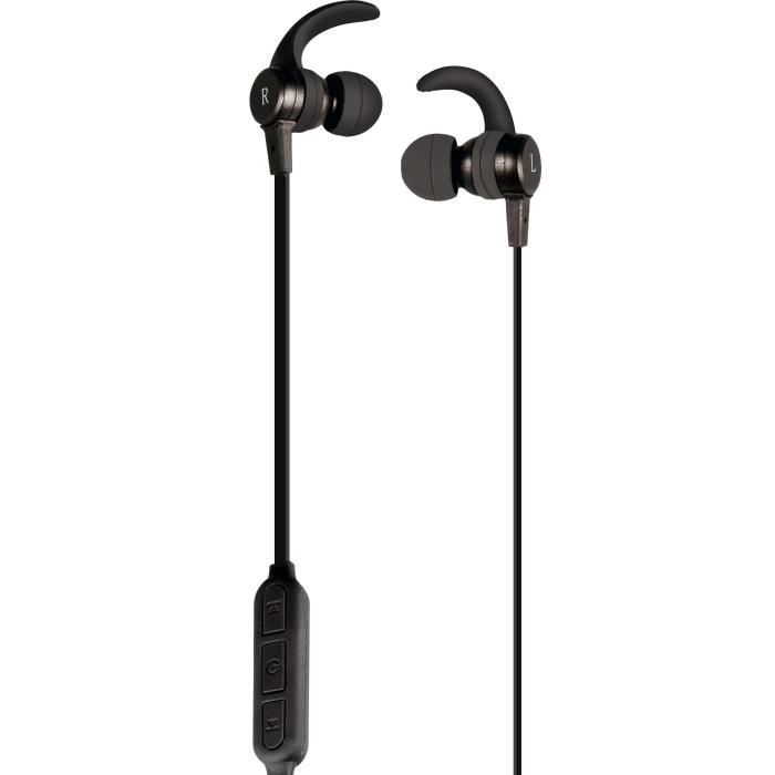 TOSHIBA RZE-BT31E Casque intra auriculaire Bluetooth- Microphone et télécommande - Noir