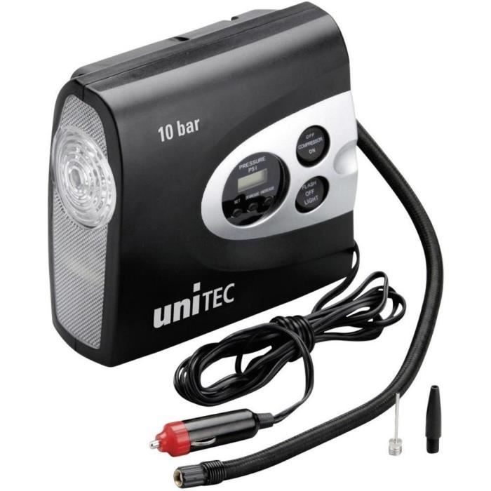 Compresseur d'air digital 12V Unitec