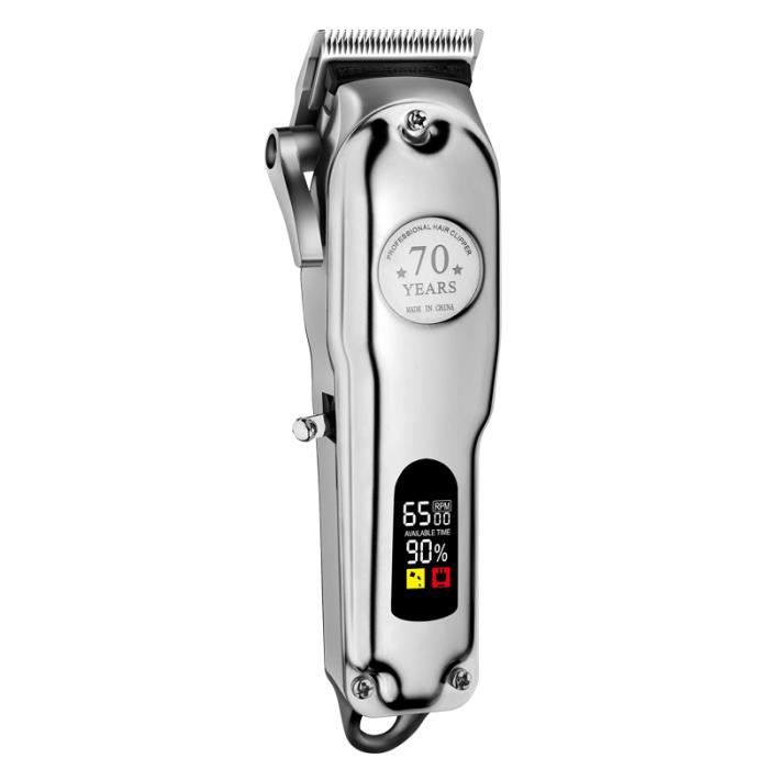 Salon de coiffure puissant cutter coupe de cheveux machine cheveux sans fil tondeuse à cheveux 220V coupe électrique rechargeable