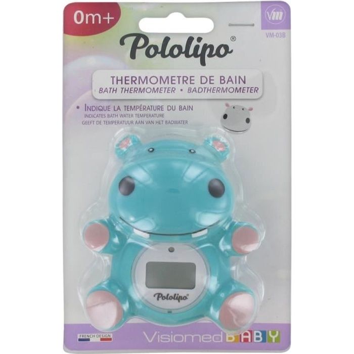 -Pololipo Thermomètre de Bain Digital Rose Xx (Couleur : Bleu Vert)