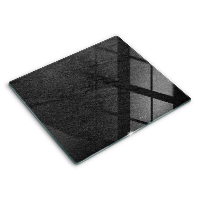 Planche De Cuisine En Verre Trempé Tulup 60x52 Cm – Motif Constellation, Design Moderne Noir