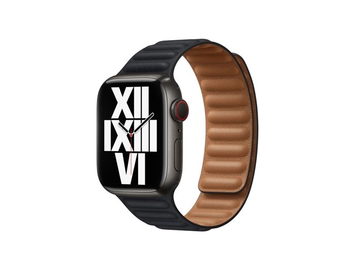 Bracelet pour Apple Watch 42/44 et 45mm à maillons magnétiques Noir Bracelet pour Apple Watch 42/44 et 45mm à maillons magnétiques Noir
