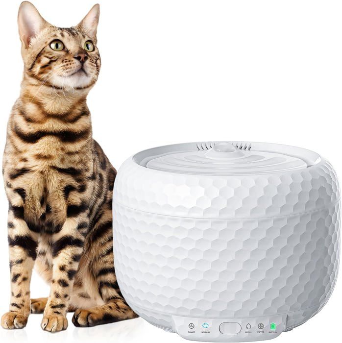 Comparer les prix de Fontaine À Eau Chat18L Fontaine À Eau Pour Chat Super Silencieuse - Fontaine Chat Facile À Nettoyer