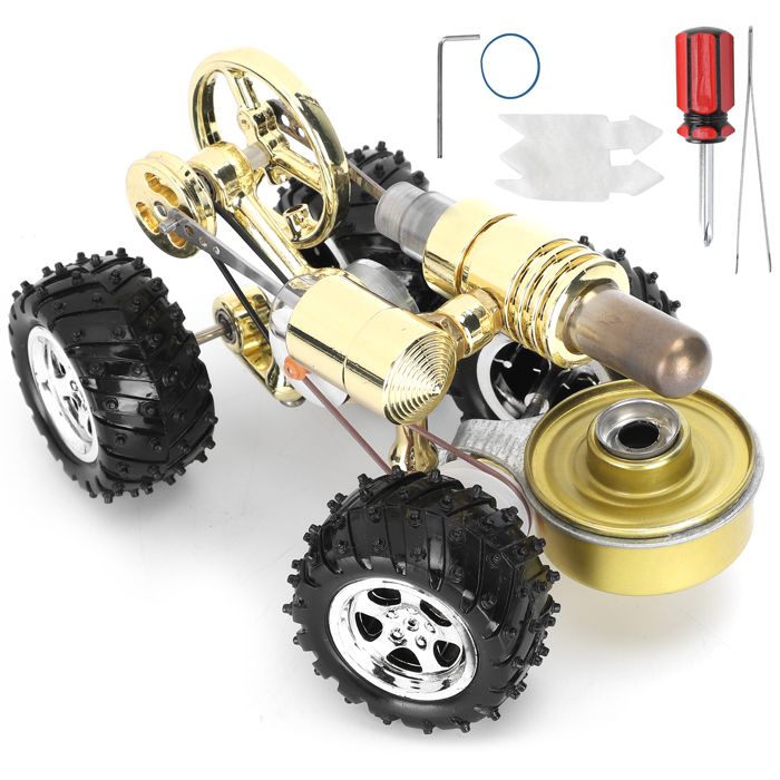 Moteur Pas à Pas Biphasé 4 Fils 15mm Avec Vis à Glissière – Course 48mm – Pour Projets DIY, Impression 3D, Enseignement