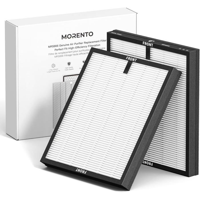 Lot De 2 Filtres à Air Pour Climatiseur - En Coton, Dimensions 21x52 Mm - Améliore La Filtration, Prolonge La Durée De Vie De L'appareil