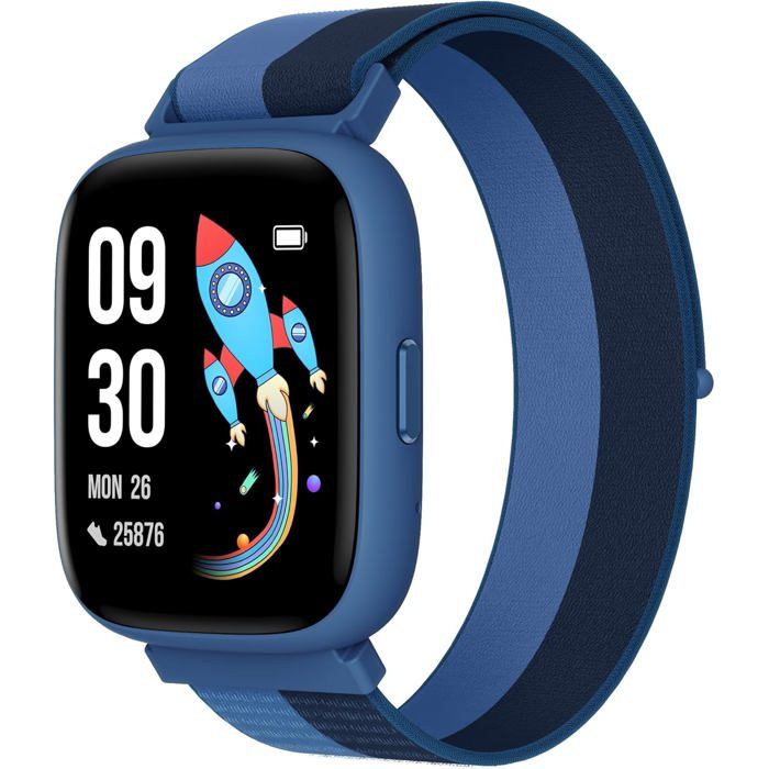 Montre Enfant Non Connectée Ou Connectée Librement 18 Smartwatch Podomètre Cardiofrequencemètre Ip68 Étanche Moniteur - vue 2