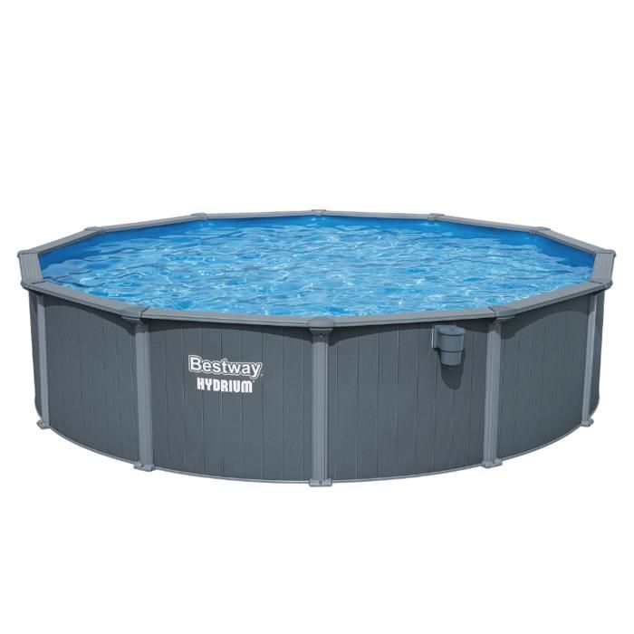 Piscine hors sol ronde Ø5 49 x H.1 32 pvc et acier Bestway Hydrium 561CS