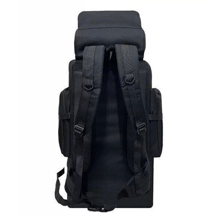 ULEVR Sac a dos de randonnée extensible 100 L 40 x 30 x 75-90 cm - imperméable pour camping et voyage Oxford 600D