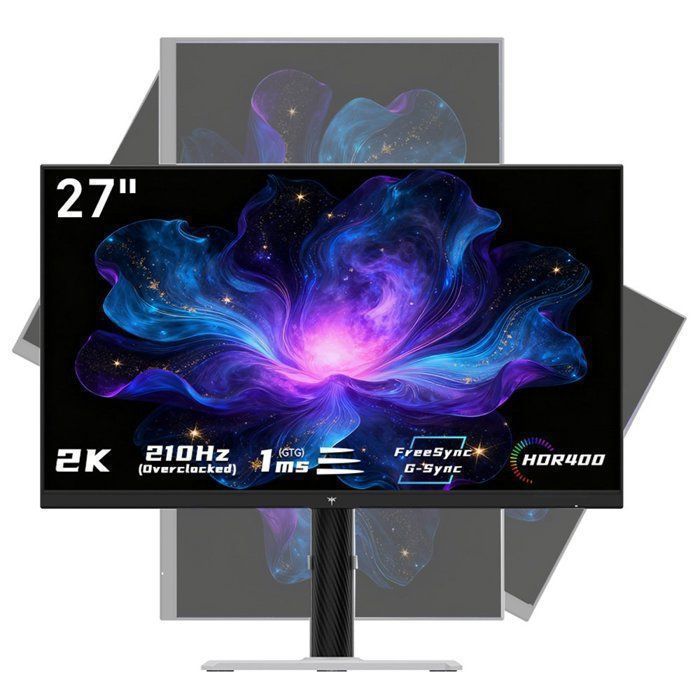 KTC H27T6 IPS Rapide Plat QHD 2560 * 1440@200Hz Overdrive jusqu'à 210Hz Neuf