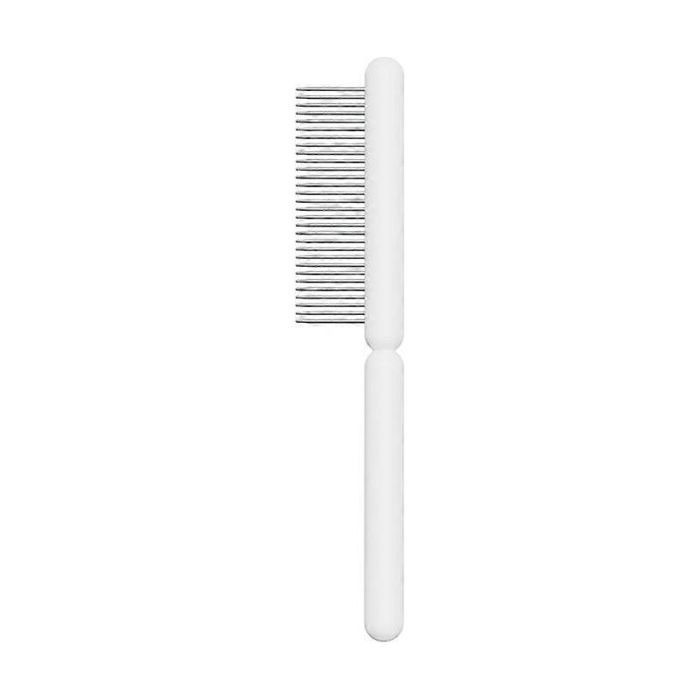 Peigne de toilettage pour chiens et chats outil à poils longs courts Blanc