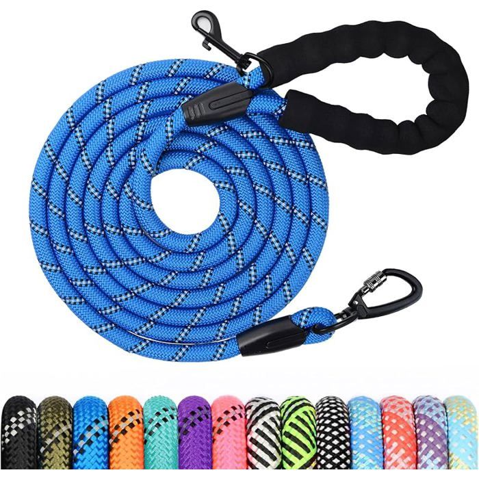 Longe pour Chien12M/ 15M/ 2M/ / 5M/ 10M/ 15M/ 20M/ 30M Laisse de Dressage pour ChienLong Laisse avec Bleu 10M * 10M * 0. LAISSE