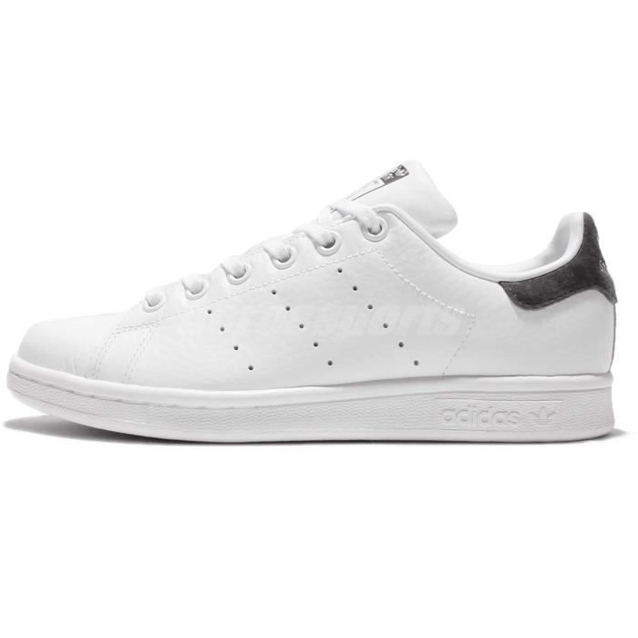 Stan smith junior blanche et gris Taille 38 2/3 Blanc - Achat 