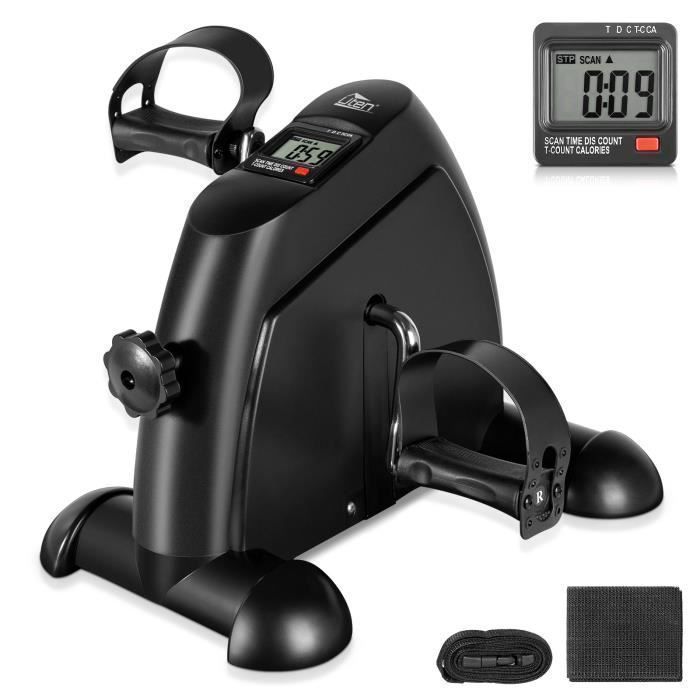 EVOLAND Mini Vélo Pliable Sous Bureau - Pédalier Bras/Jambes Avec Écran LCD