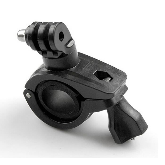 Support Vélo Universel Pour GoPro Et Garmin Edge - Fixation Stable Anti-vibrations - Noir, Plastique