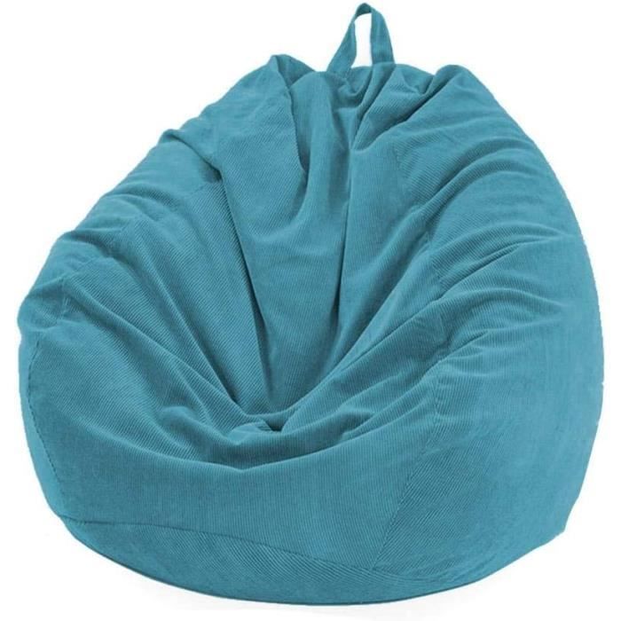 Housse De Pouf Poire Velours Côtelé - Housse Rangement Peluches Sans Remplissage Pour Animaux