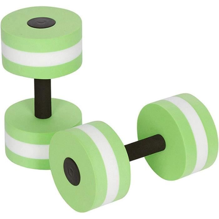Haltères Aquafitness - 2 Disques EVA Pour Piscine - Poids Léger (environ 52-89 G) - Résistance à L'eau - Pour Natation, Aquagym, Entraînement