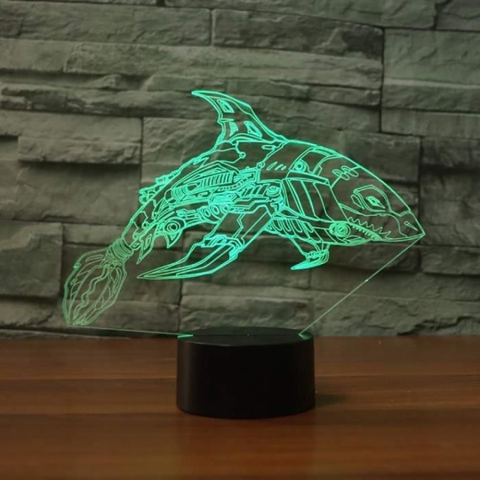 Veilleuse LED Créative Blanche – Batterie, Capteur Lumière, Pour Chambre Ado/fille – Marque Générique