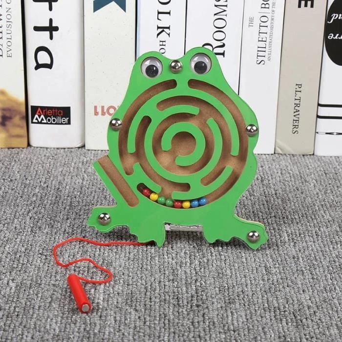 Jeu de labyrinthe magnétique en bois Montessori pour enfant,jouet ...