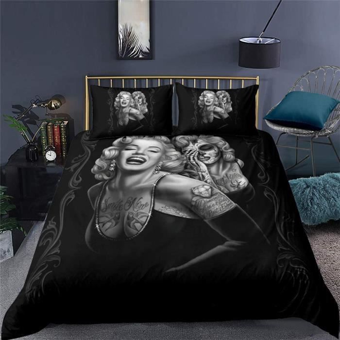 Housse De Couette 220x240cm Femme Africaine Botte De Foin Microfibre