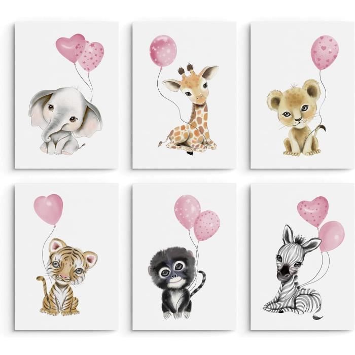 Affiche Photo Fleur Sauvage Personnalisée Pour Chambre Bébé Fille