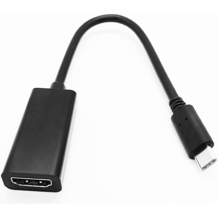 Câble USB-C vers HDMI pour PC, smartphones et télévision