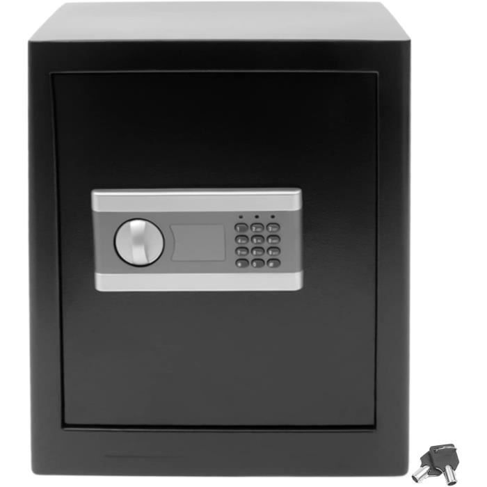 Coffre-fort électronique avec serrure à combinaison et clé 37 x 31 x 30