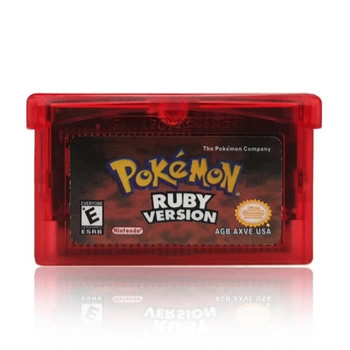 Cartouche De Jeu Video 32 Bits Carte Pokemon Serie Emeraude Saphir Rubis Feuille Verte Rouge Feu Langue Anglaise 309ce3b Cdiscount Informatique