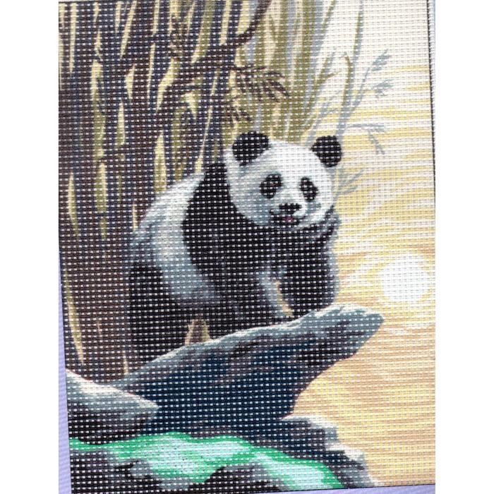 Kit Canevas Le Panda 15 x 20 cm