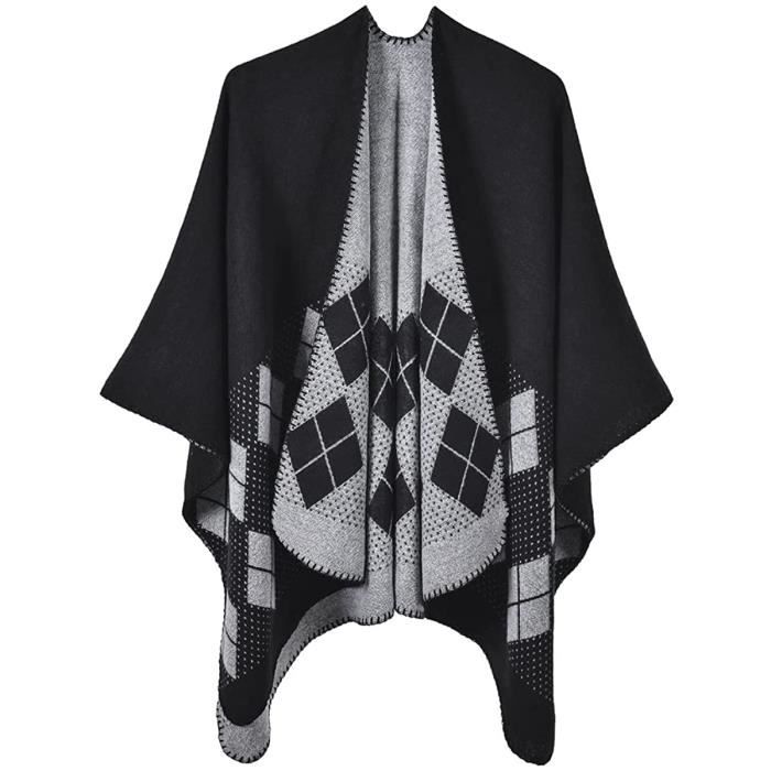 Poncho Cape Pull Femme Poncho En Alpaga Pour Femme