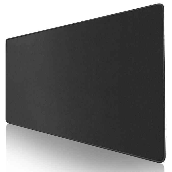 Tapis De Souris Gaming XXL Giecy 800x300mm - Design Lignes Noires Et Blanches - Base Caoutchouc Antidérapante